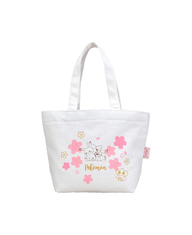 NWT Pokemon Center 2020 Pikachu cherry blossom sakura Insulated Lunch tote bag