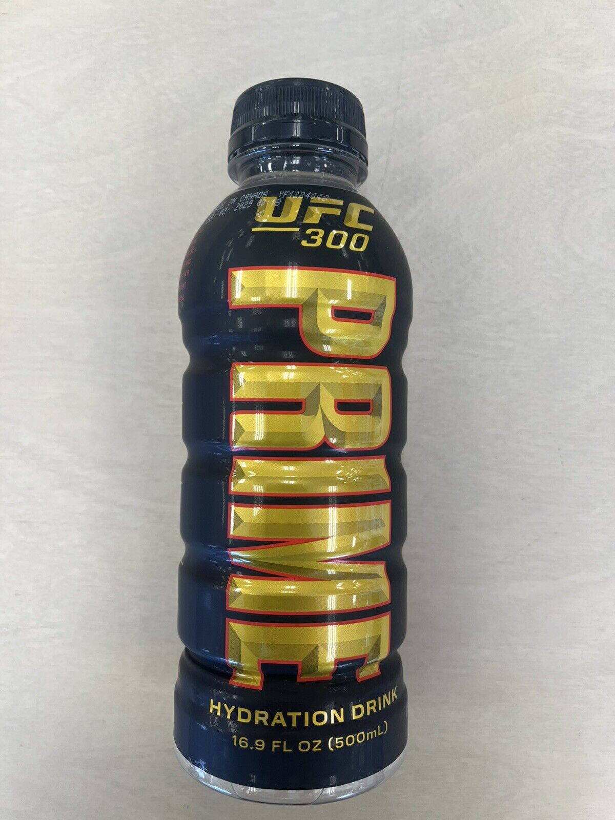 UFC 300 Prime Hydration Drink Single Bottle Sealed Unopened Rare Limited Edition
