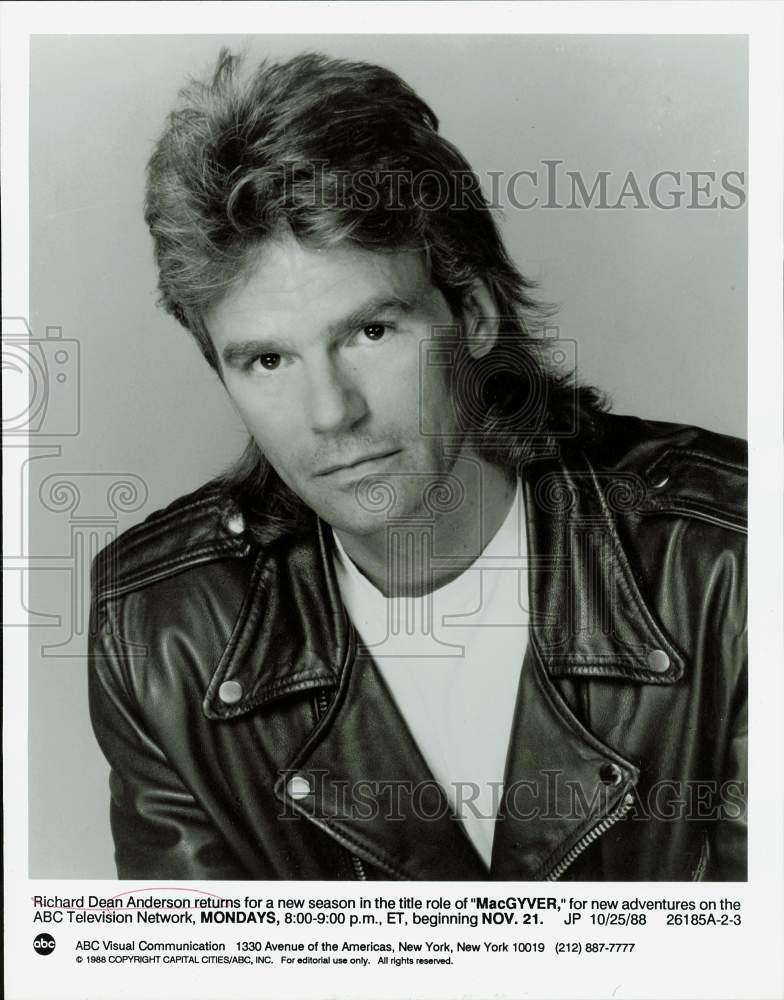 1988 Press Photo Richard Dean Anderson stars in the title role on \