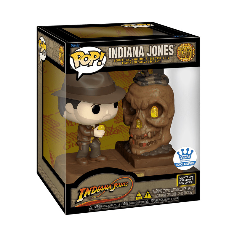 Funko Pop Deluxe Light Up Indiana Jones Indiana Jones