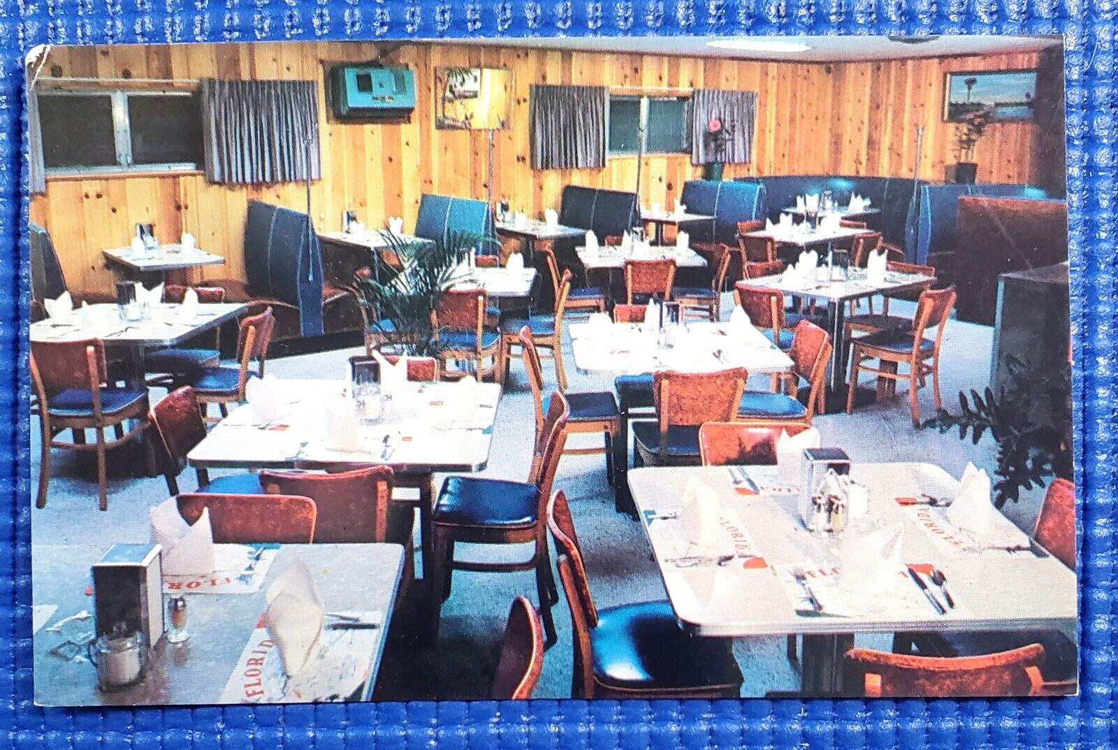 Vtg c1960s Jack & Betty\'s Restaurant w/Drive-In Service Winter Haven FL Postcard