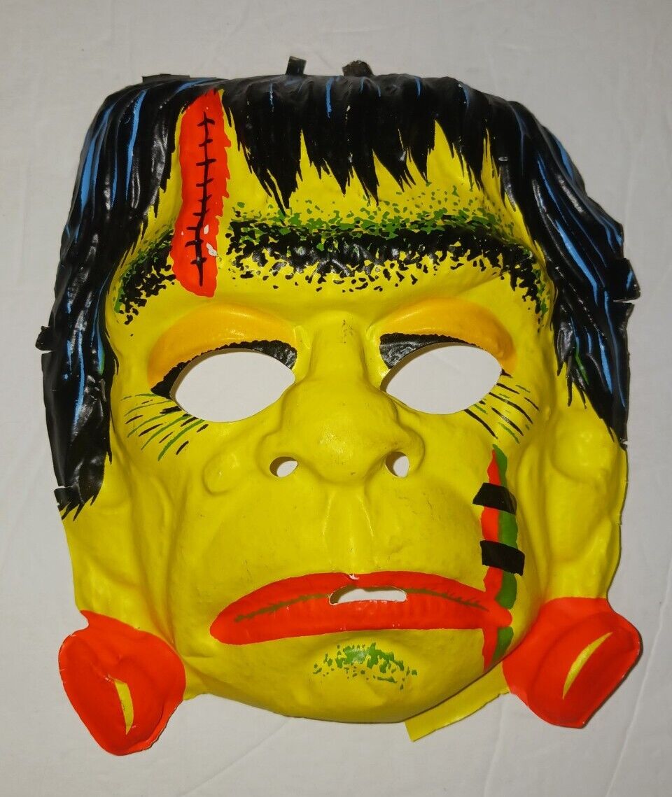 RARE Vintage Frankenstein Halloween Mask