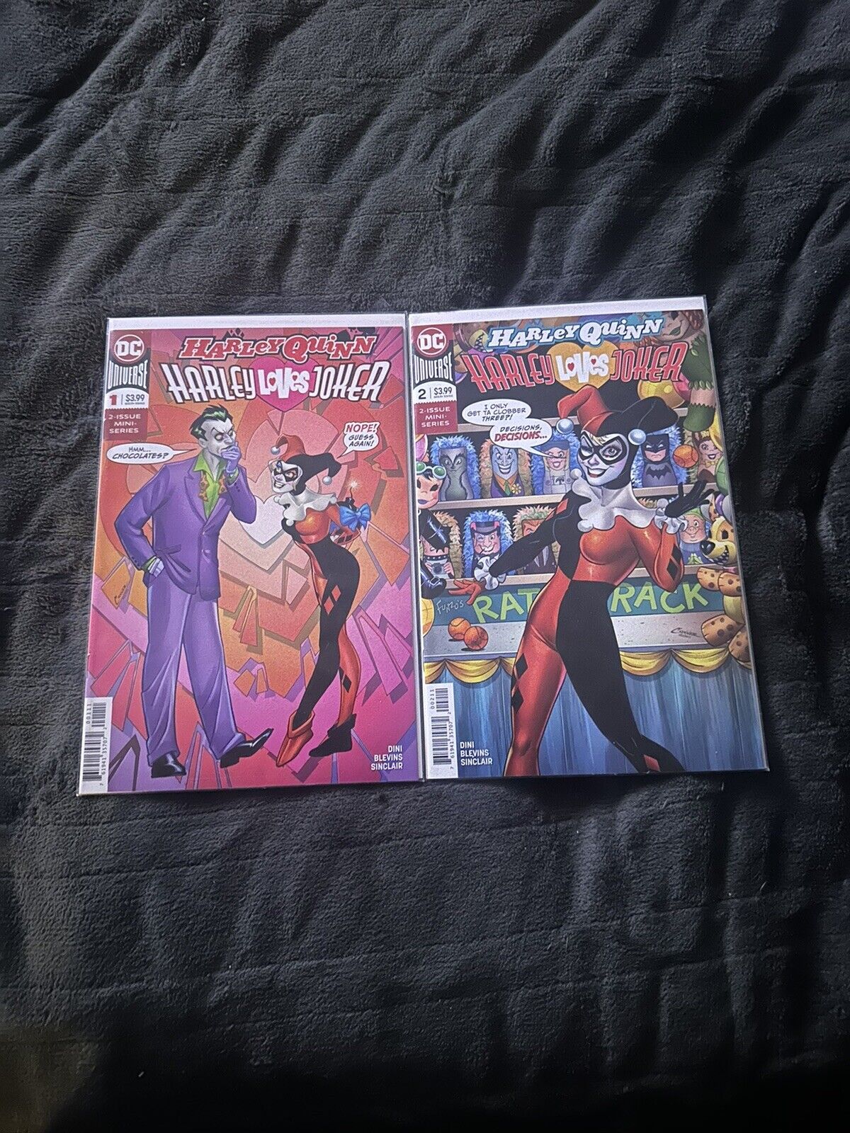 DC Comics Harley Quinn Mini Series Harley Loves Joker Issues 1-2 Very Nice