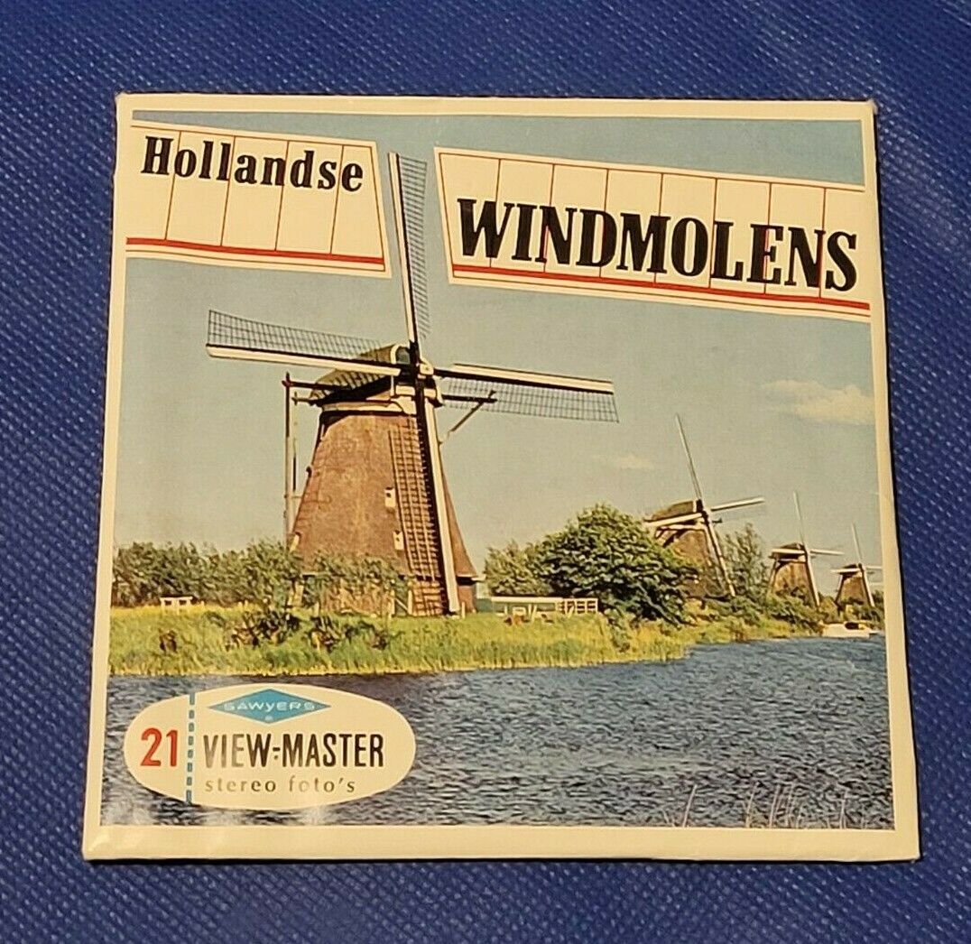 Sawyer\'s C394 N Hollandse Windmolens Windmills Holland view-master Reels Packet