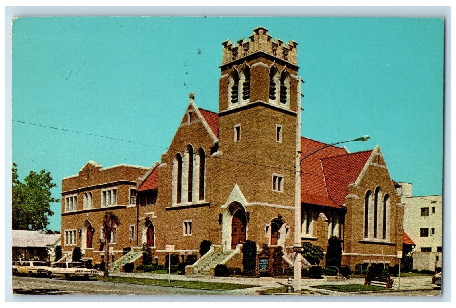 1975 Trinity Lutheran Church St. Petersburg Florida FL Vintage Postcard