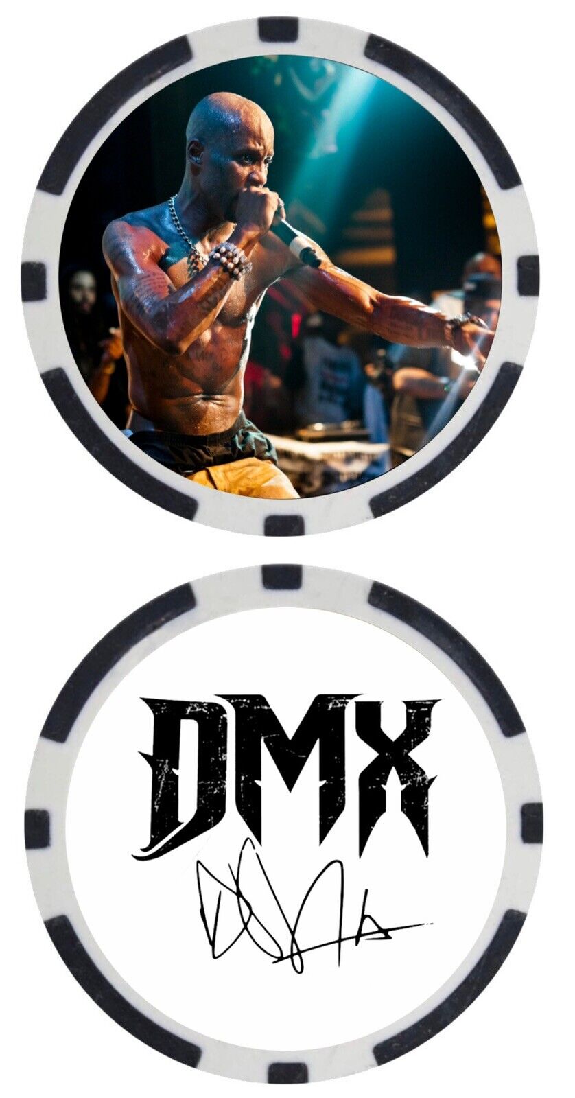DMX #2 - HIP HOP LEGEND - POKER CHIP - ***SIGNED/AUTO***