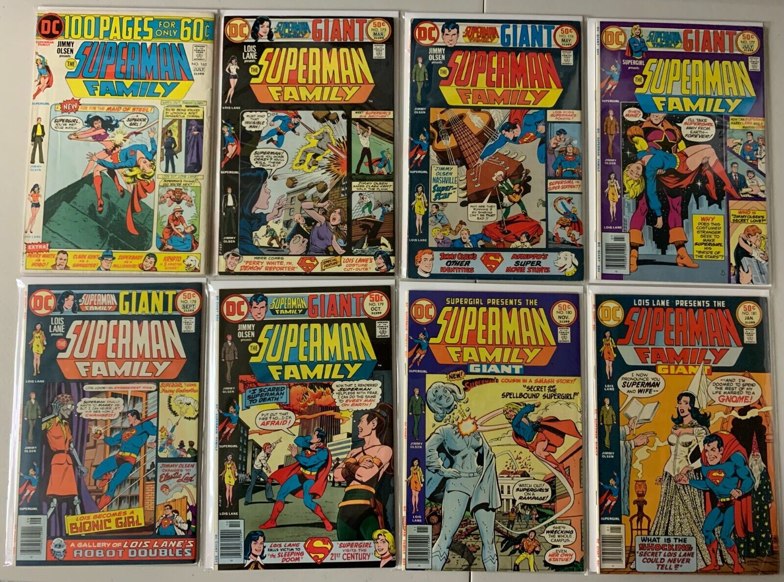 Superman Family lot #165-214 DC 28 different books average 6.0 FN (1974 to 1982)