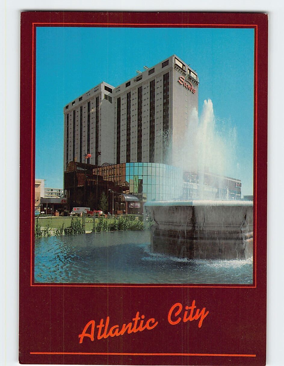 Postcard Sands Hotel & Casino Atlantic City New Jersey USA