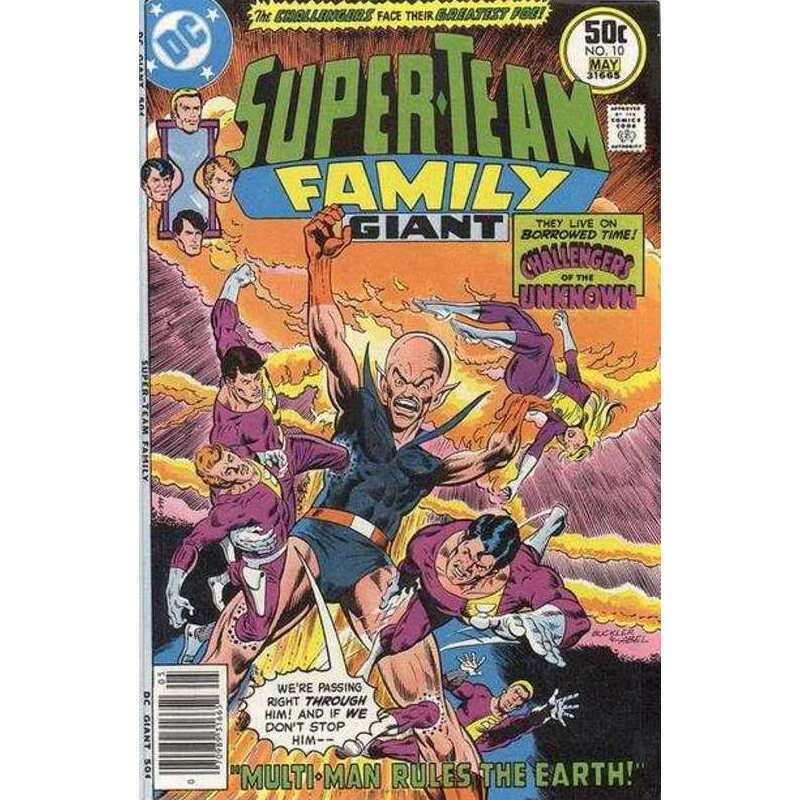 Super-Team Family #10 DC comics Fine minus Full description below [i,