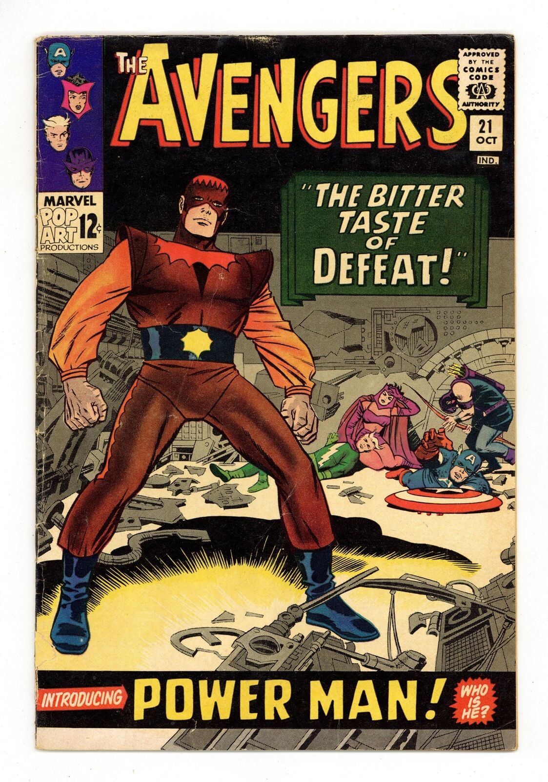 Avengers #21 GD 2.0 1965