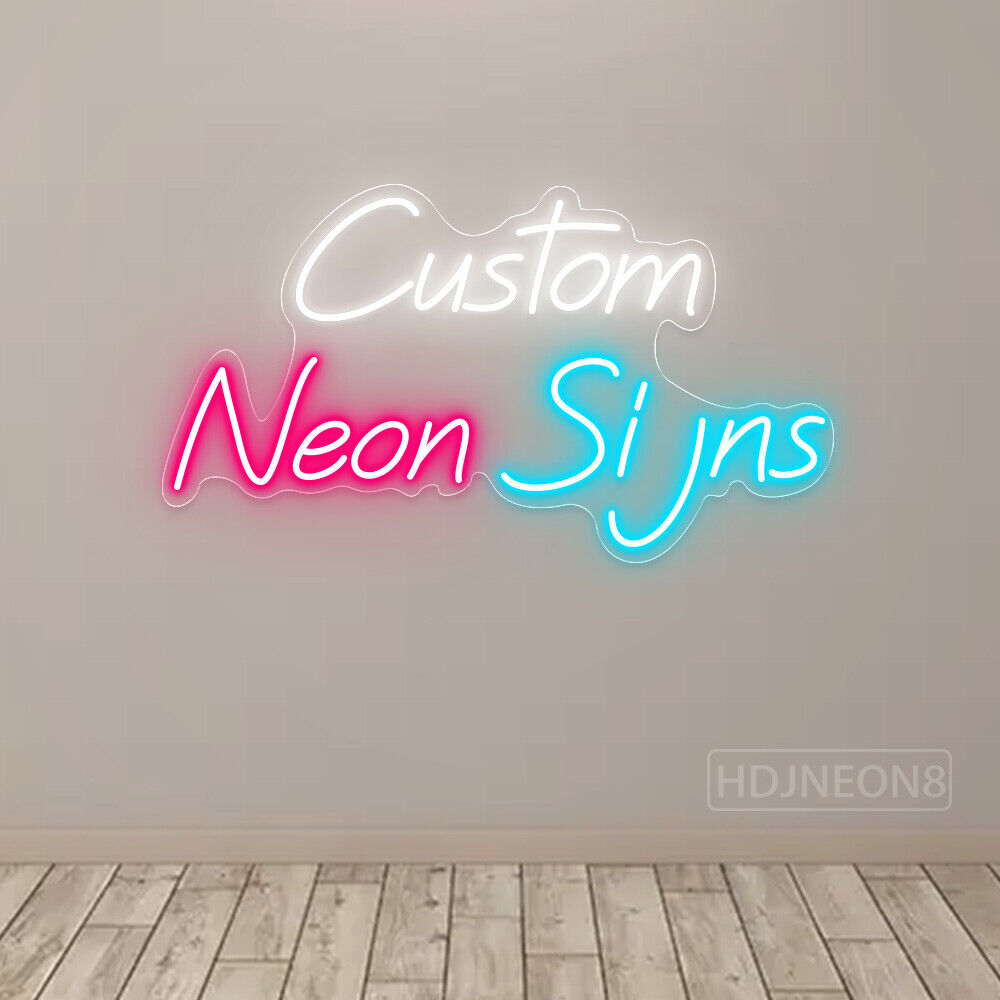 Free Design Custom Neon Sign Acrylic Night Sign for Party Wedding Birthday Decor