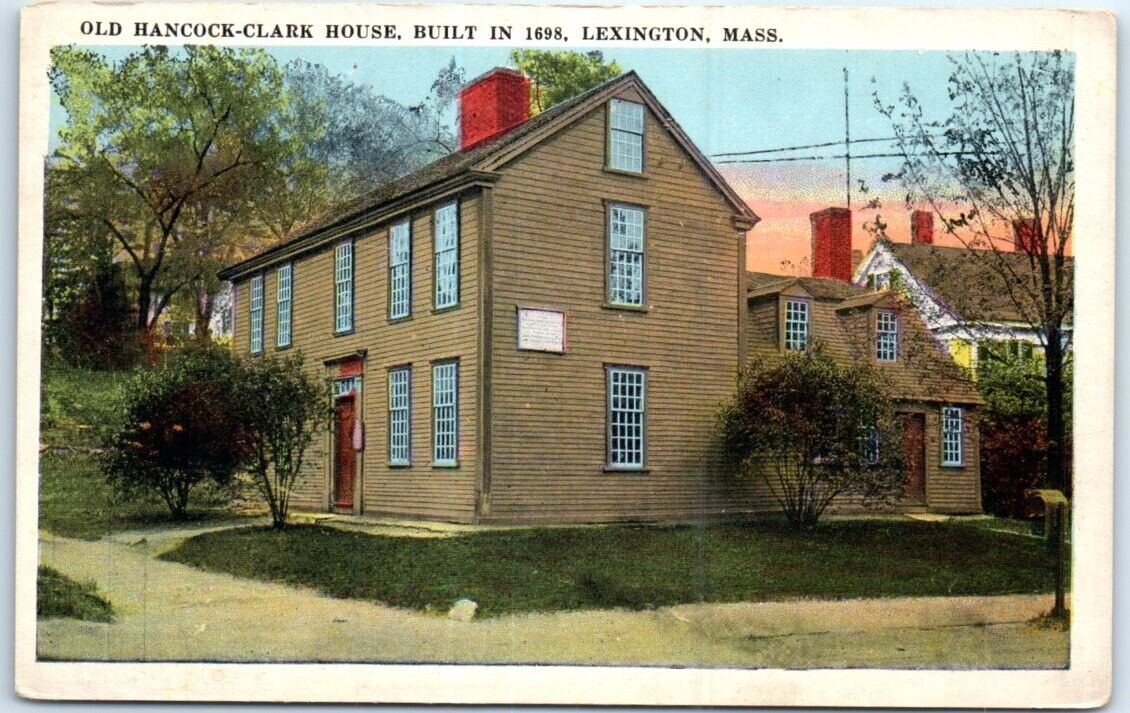 Postcard - Old Hancock-Clark House, Lexington, Massachusetts, USA