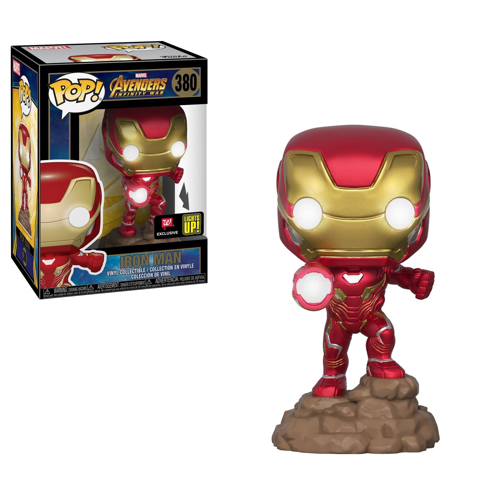 Funko POP Marvel Avengers: Infinity War Iron Man with Lights #380