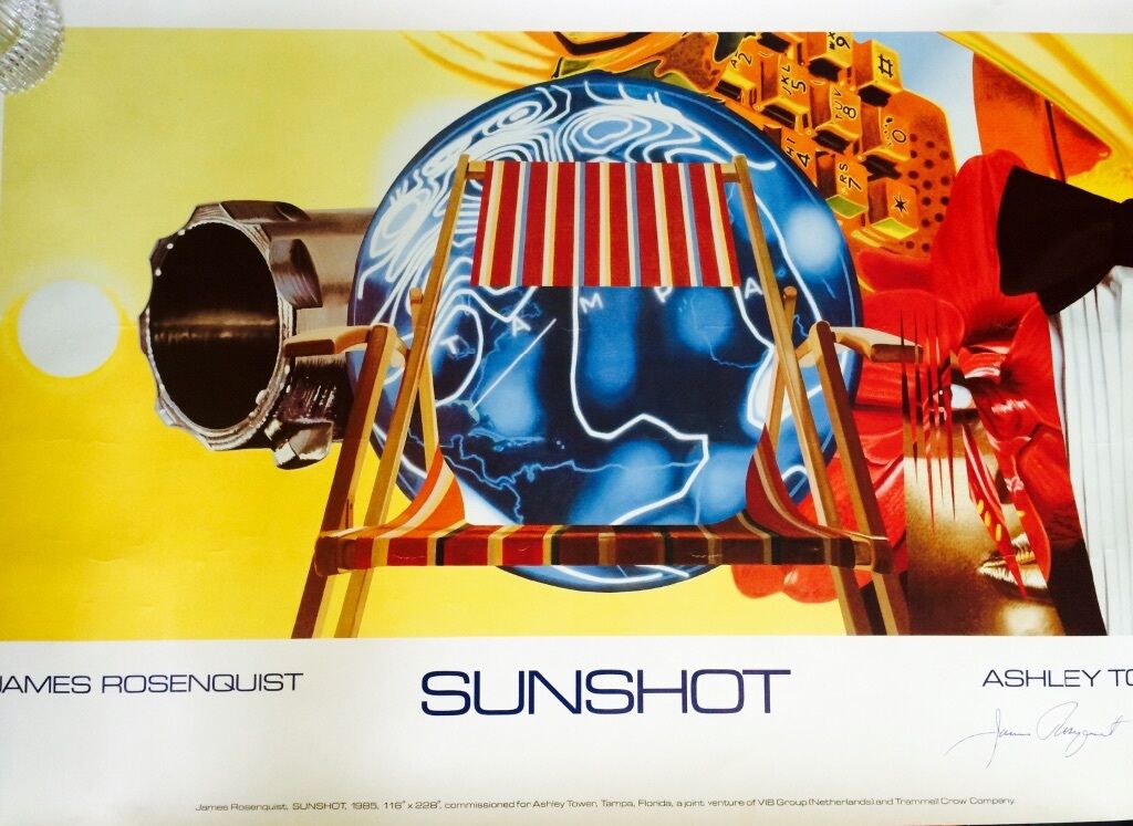 Sunshot by James Rosenquist **RARE**
