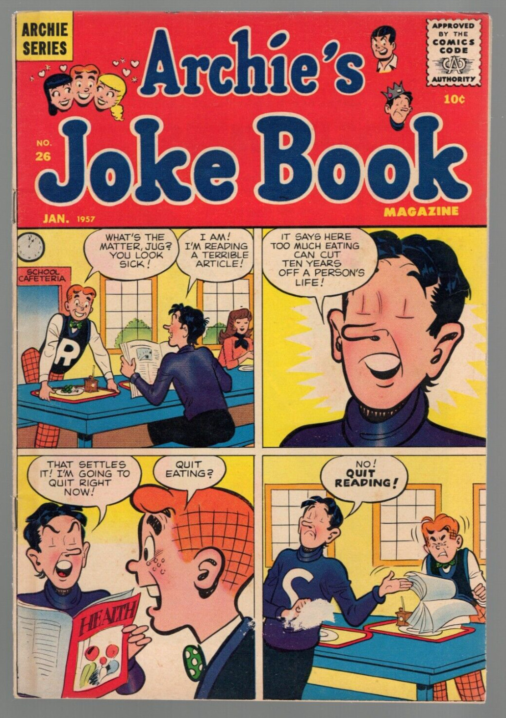 Archie's Joke Book #26 1957 FN/VF 7.0