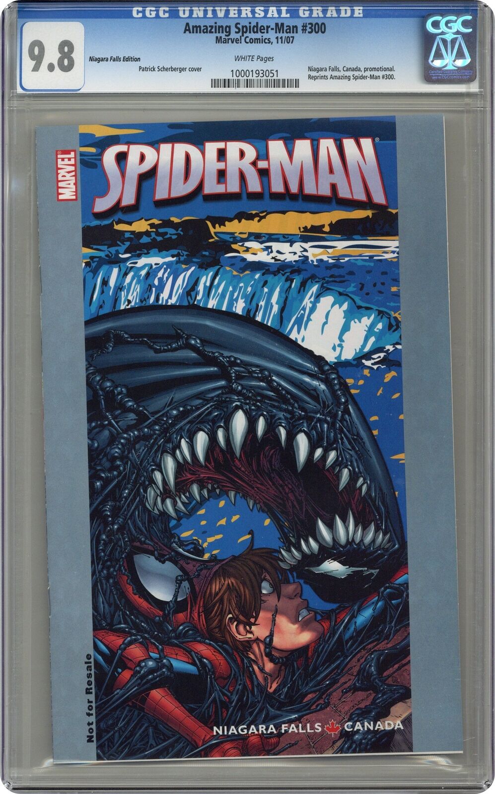 Amazing Spider-Man #300 Niagara Falls Variant CGC 9.8 2007 1000193051