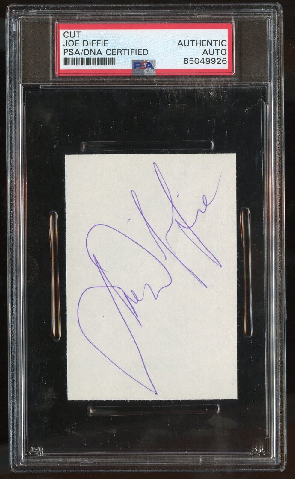Joe Diffie signed autograph auto 2x3 cut American Country Music Singer PSA Slab