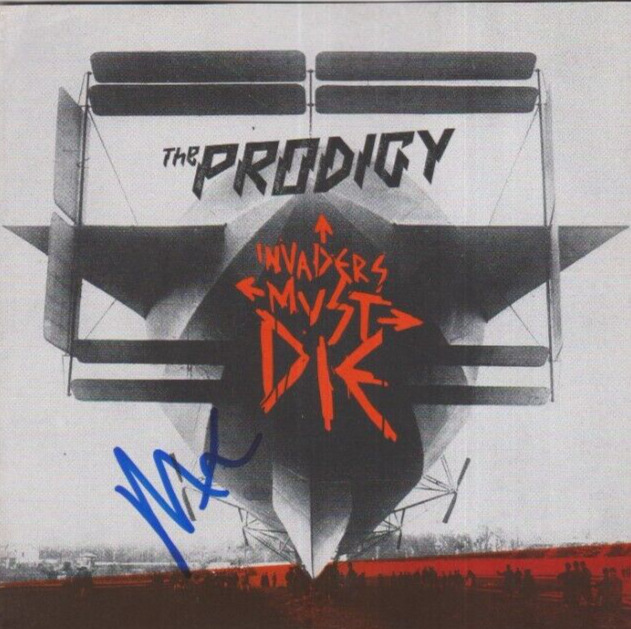 Maxim  (The Prodigy)   **HAND SIGNED**   AUTOGRAPHED cd album cover