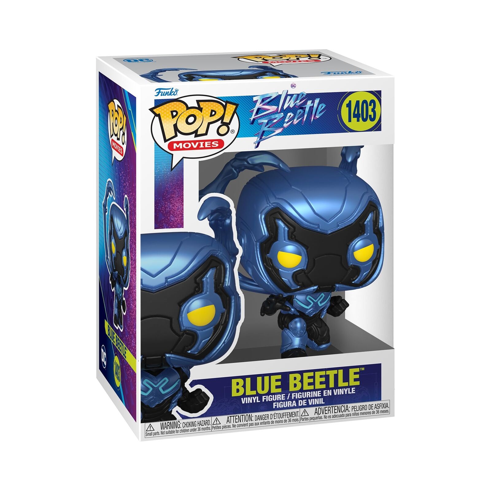 Funko Pop Movies: DC - Blue Beetle - Blue Beetle - 1/6 Odds For Rare Chase Vari