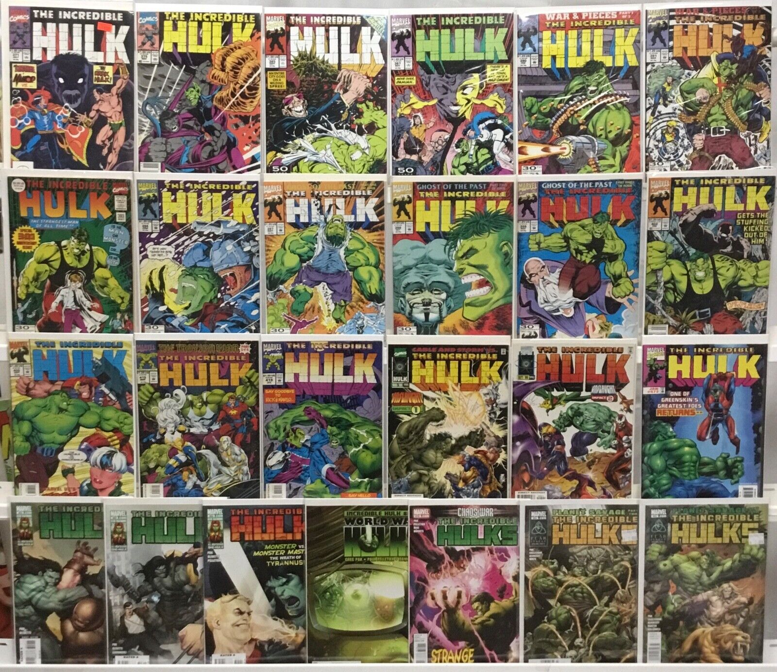 Marvel Comics - The Incredible Hulk 1st Series - Comic Book Lot of 25 Issues