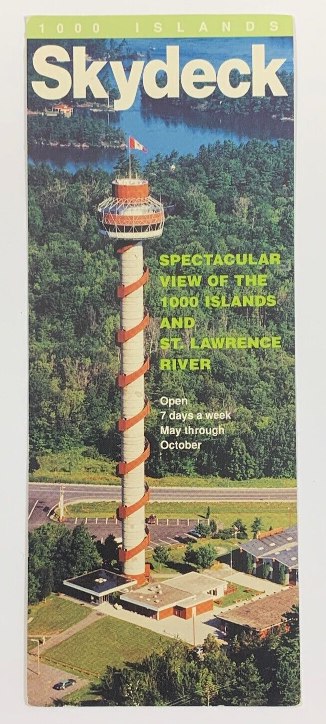 Skydeck Breathtaking View of the 1000 Islands Ontario Canada Postcard Unposted