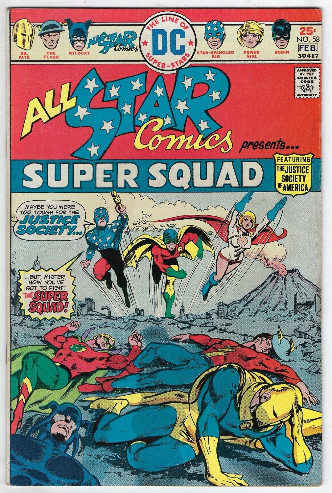 All Star Comics #58 - 1st appearance of Power Girl.