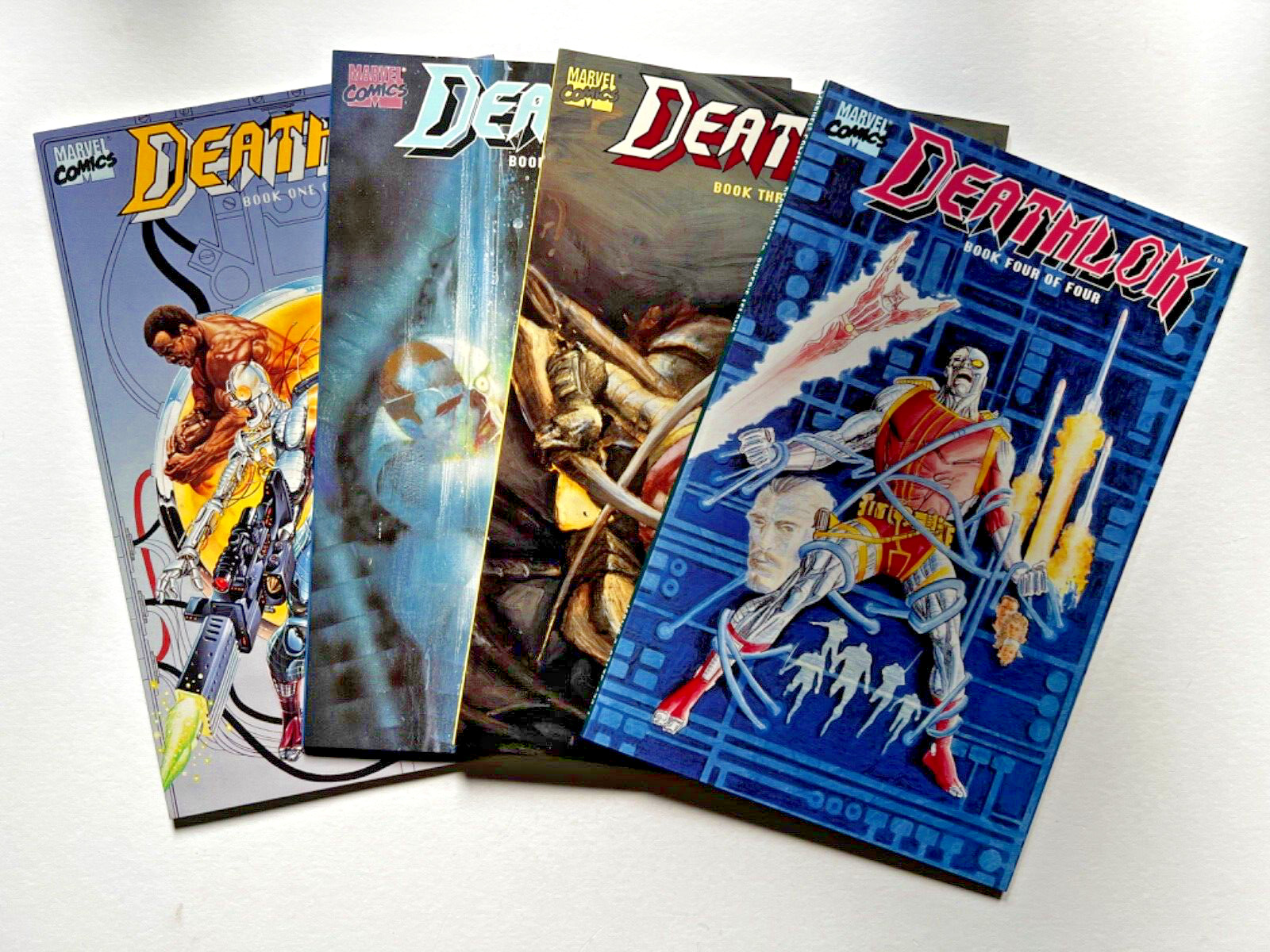 DEATHLOK #1 2 3 4 Full Set (Marvel Comics, 1990) NM-/NM