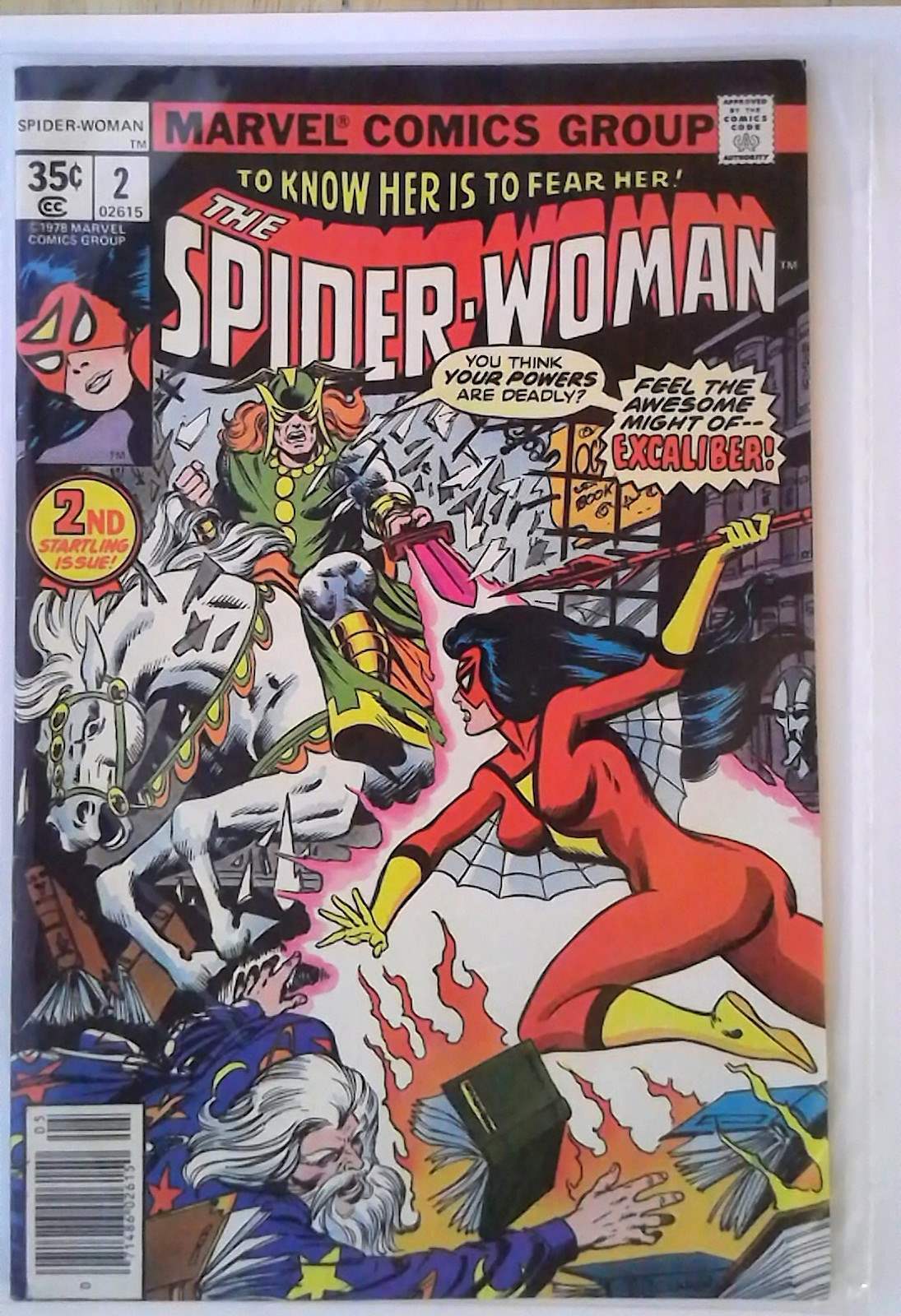 Spider-Woman #2 Marvel Comics (1978) VF 1st Print Comic Book