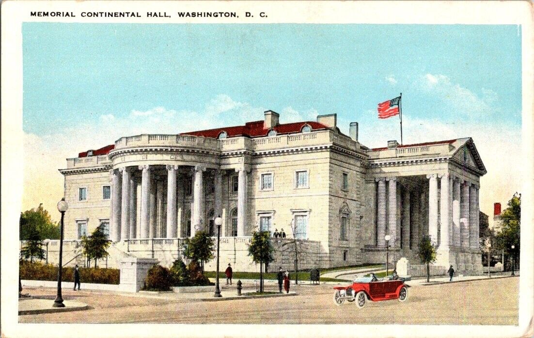 vintage Postcard - Memorial Continental Hall Washington DC Unposted Postcard