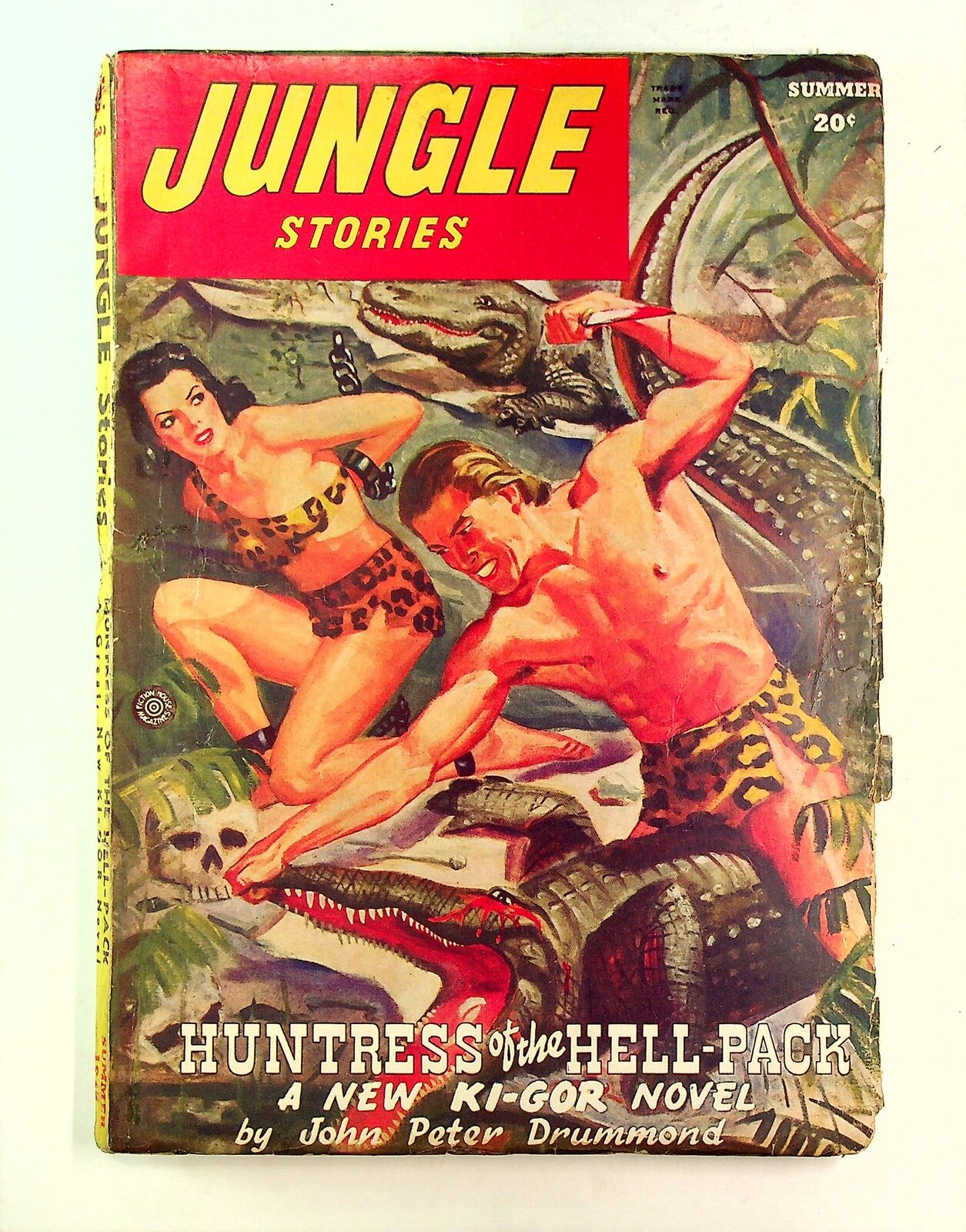 Jungle Stories Pulp 2nd Series Jun 1945 Vol. 3 #3 VG+ 4.5