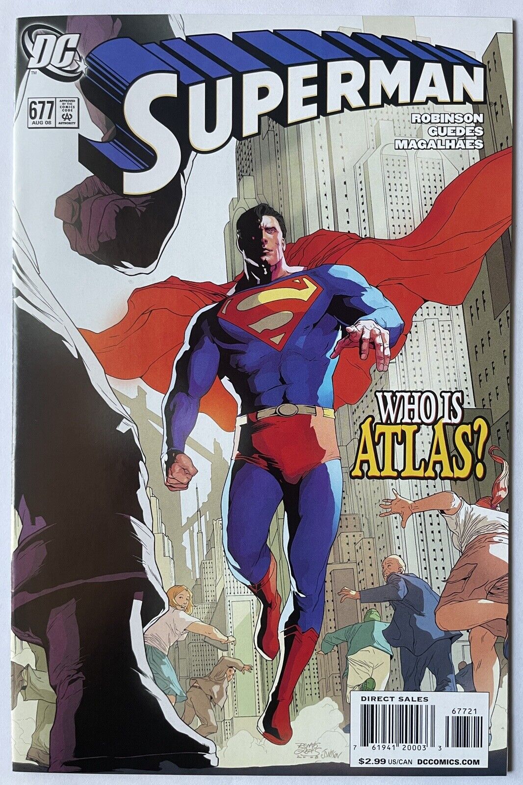 Superman #677 (DC 2008) Atlas appears