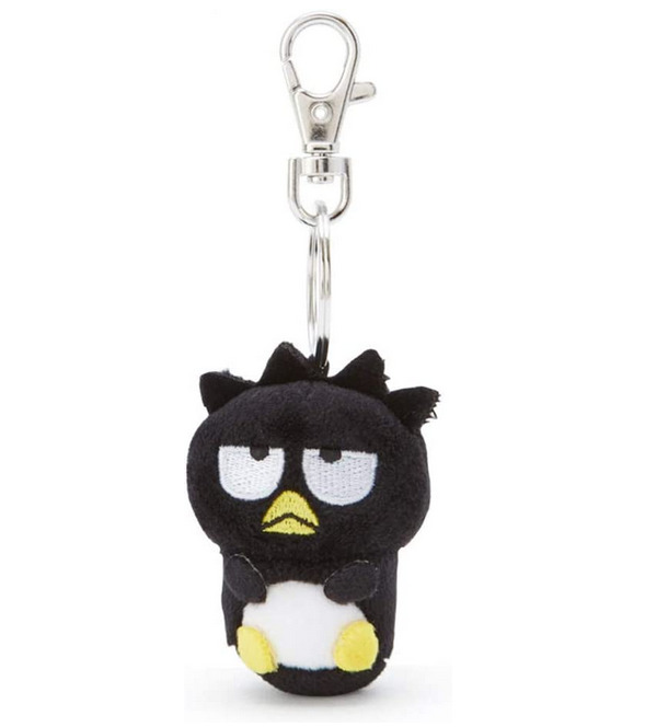 Japan Sanrio Bad Badtz-Maru Black Face mini Plush Key Chain Holder Toy Mascot