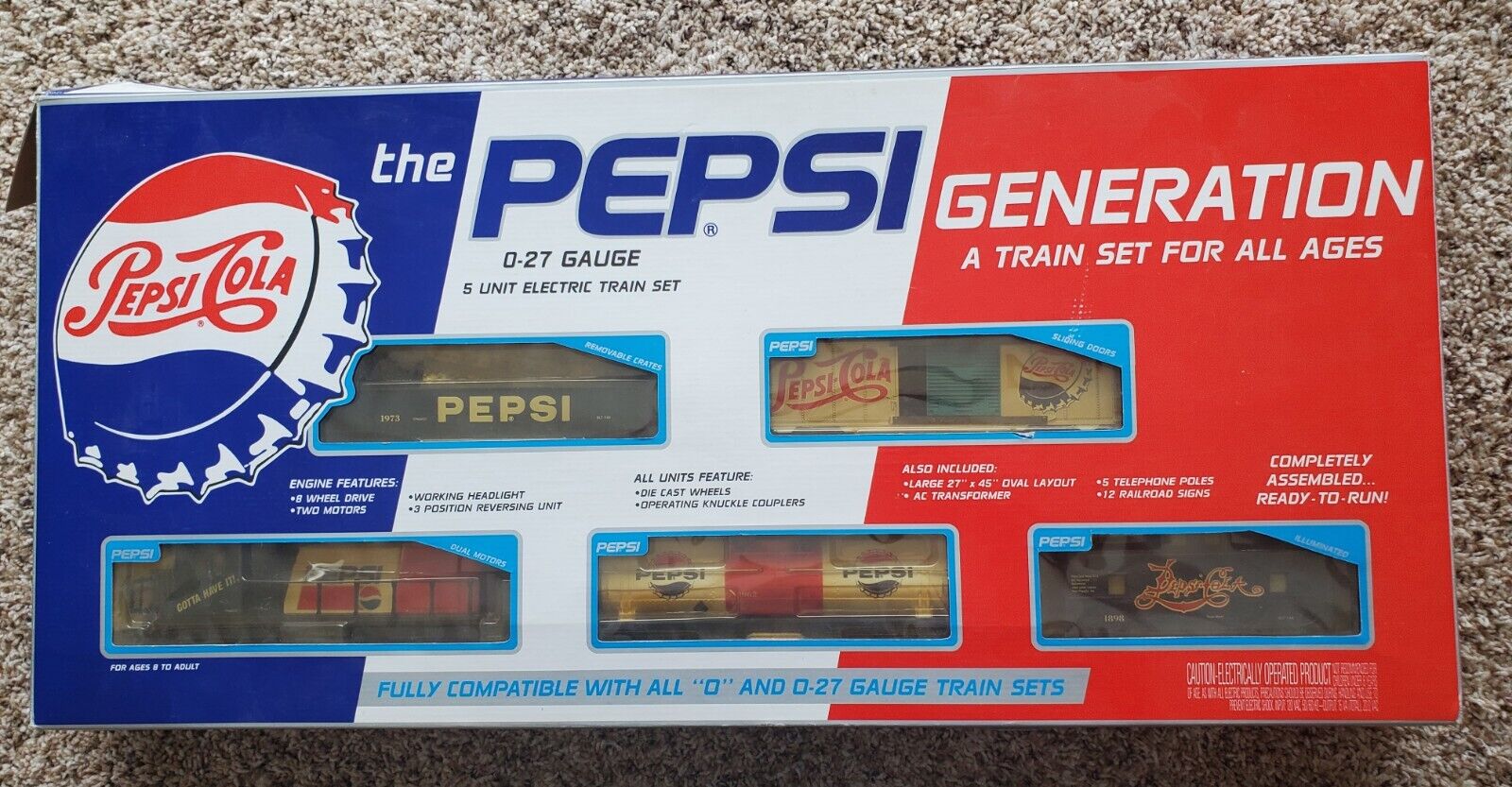Pepsi Generation Train Set In Original Box