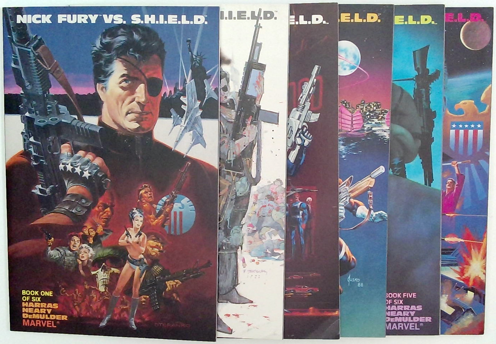 Nick Fury vs. S.H.I.E.L.D. #1-6 (Marvel 1988) Mini Series Complete Set Full Run