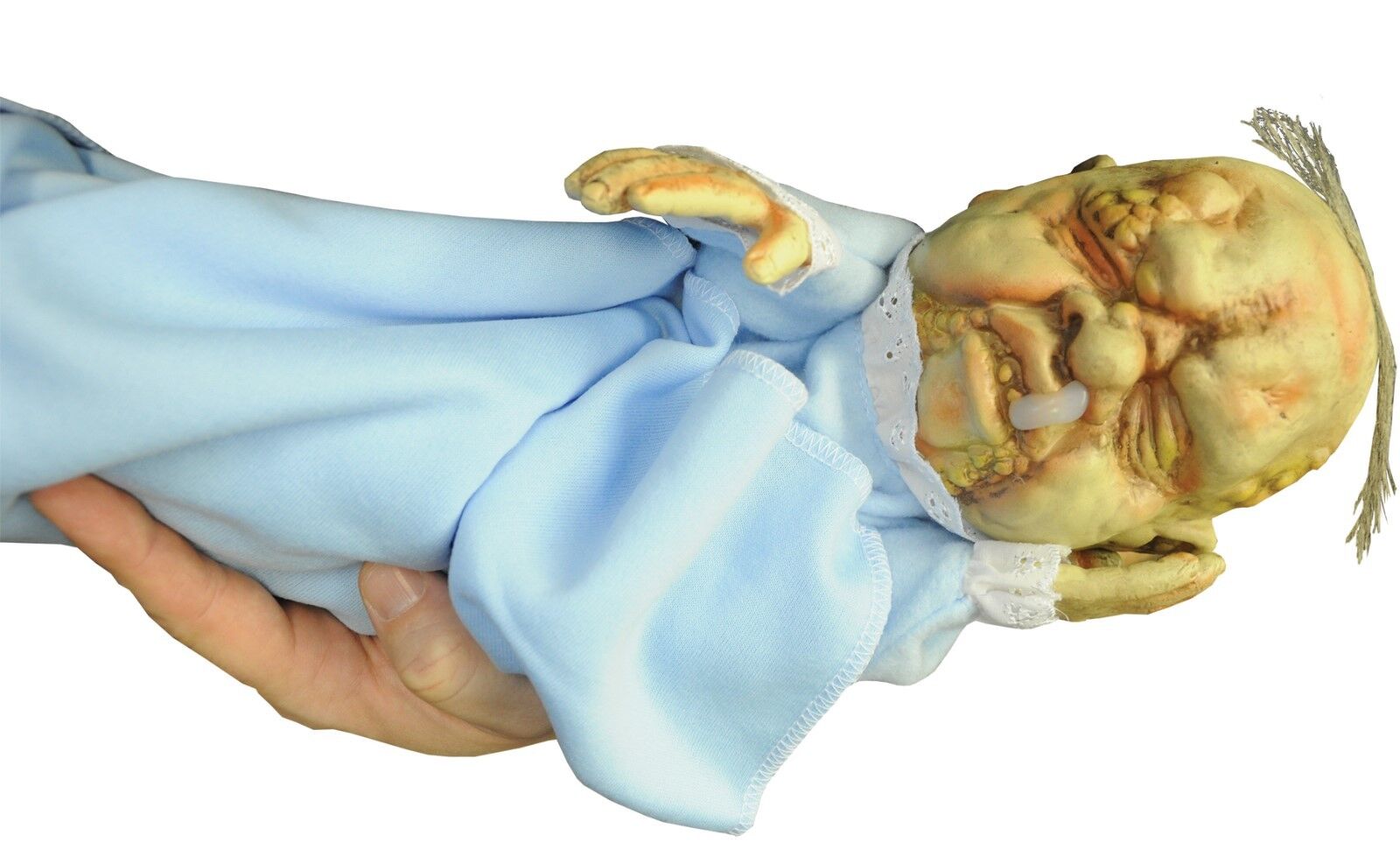 Realistic Creepy Mutant BABY STINKY DOLL PUPPET Gag Prank Costume Prop Accessory