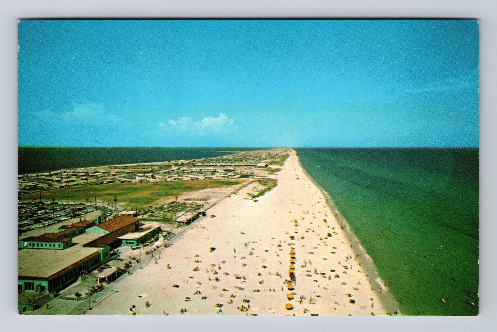 Pensacola Beach FL-Florida, Gulf Beaches, Antique, Vintage Postcard