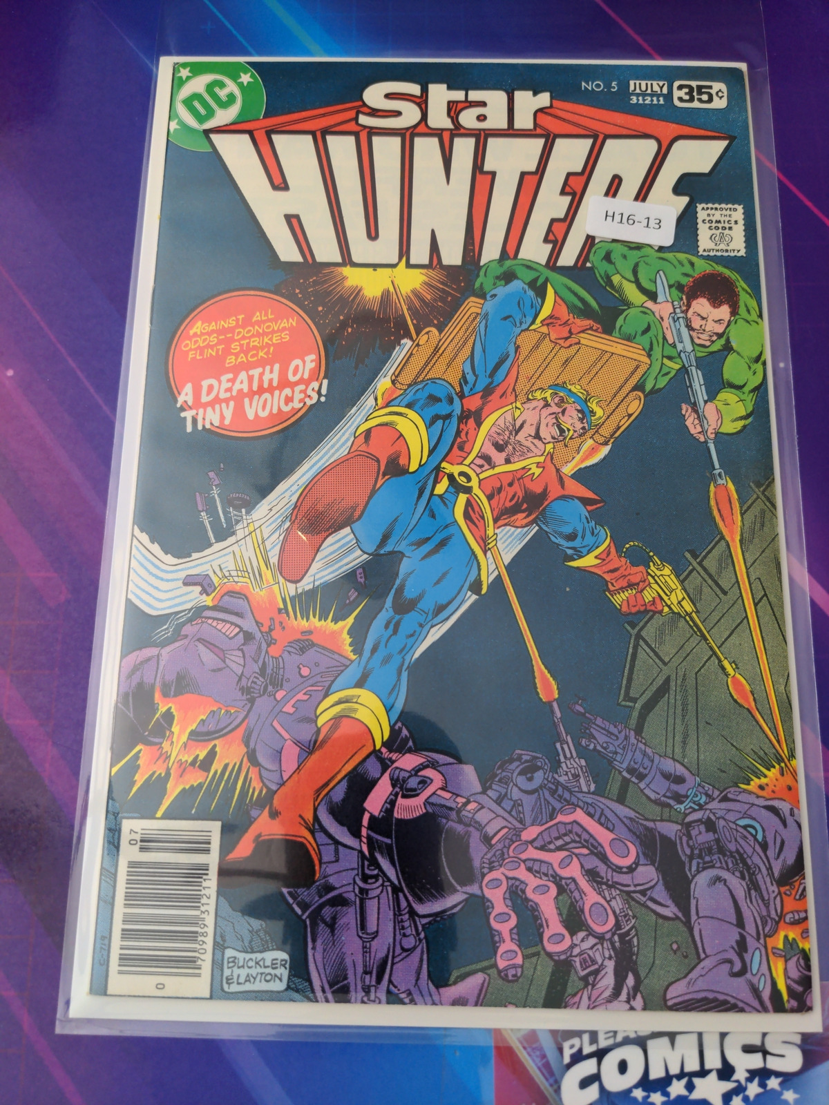 STAR HUNTERS #5 HIGH GRADE NEWSSTAND DC COMIC BOOK H16-13