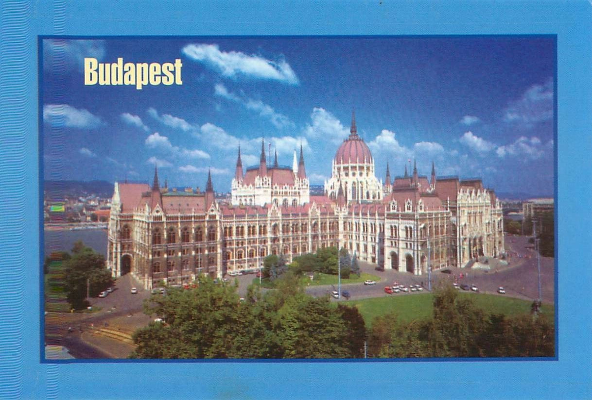 Greetings From Budapest Unposted 4 x 6 Postcard