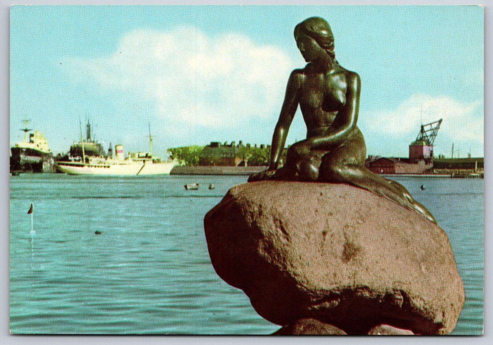 Postcard Denmark Copenhagen The Little Mermaid 3D