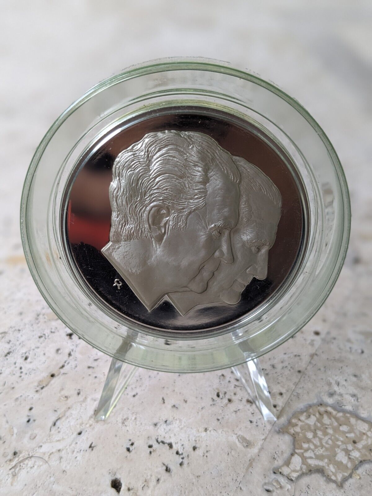 1973 Inaugural Medal Richard Nixon / Spiro Agnew - Sterling Silver Franklin Mint