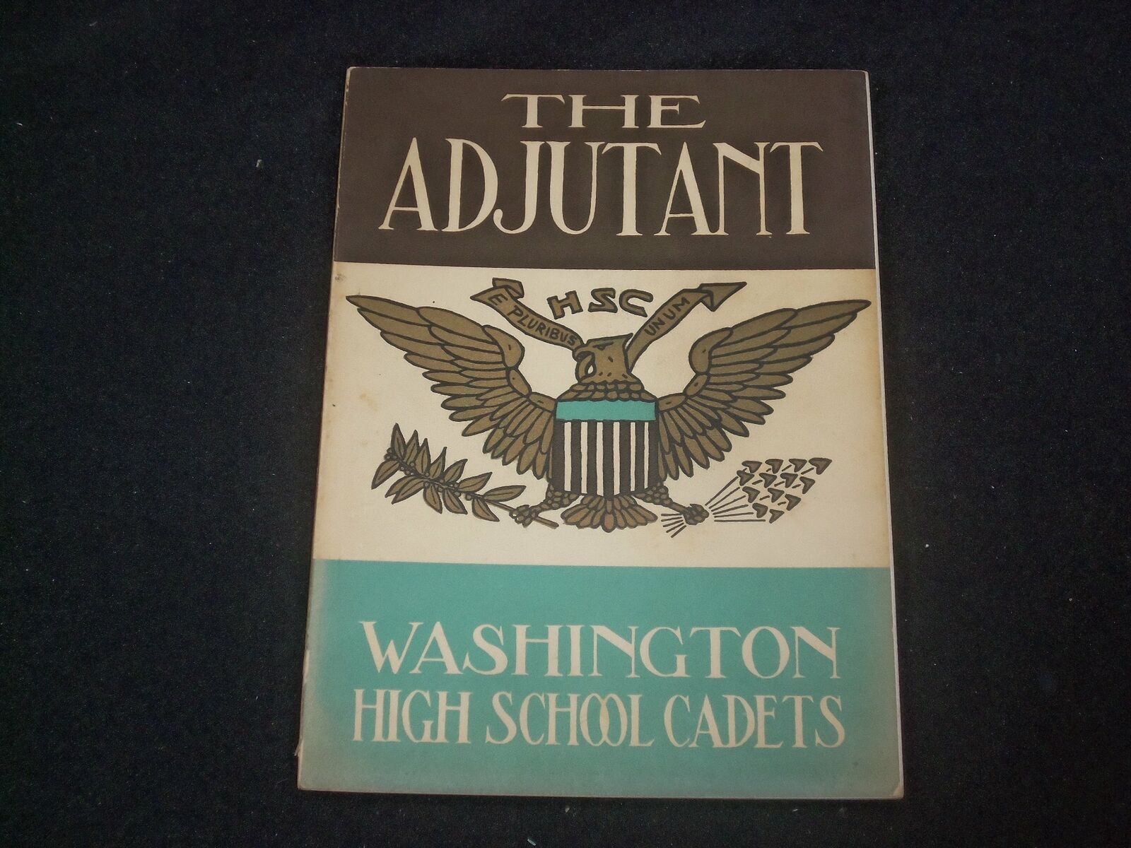 1935 THE ADJUTANT WASHINGTON HIGH SCHOOL CADETS YEARBOOK- WASHINGTON, DC-YB 1991