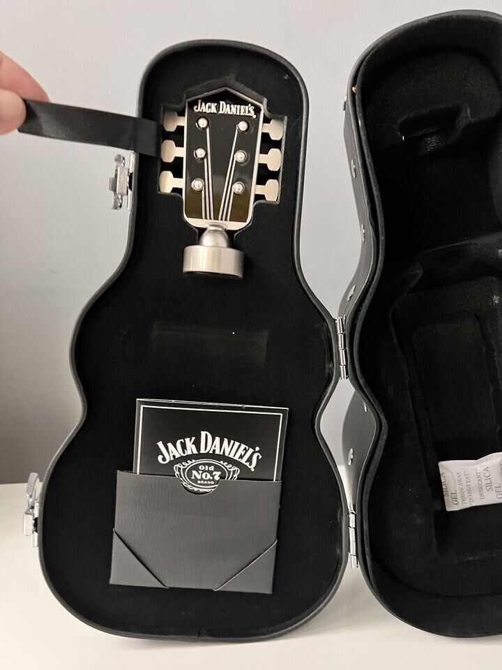 Rare Jack Daniel's Guitar Case with Exclusive Stopper