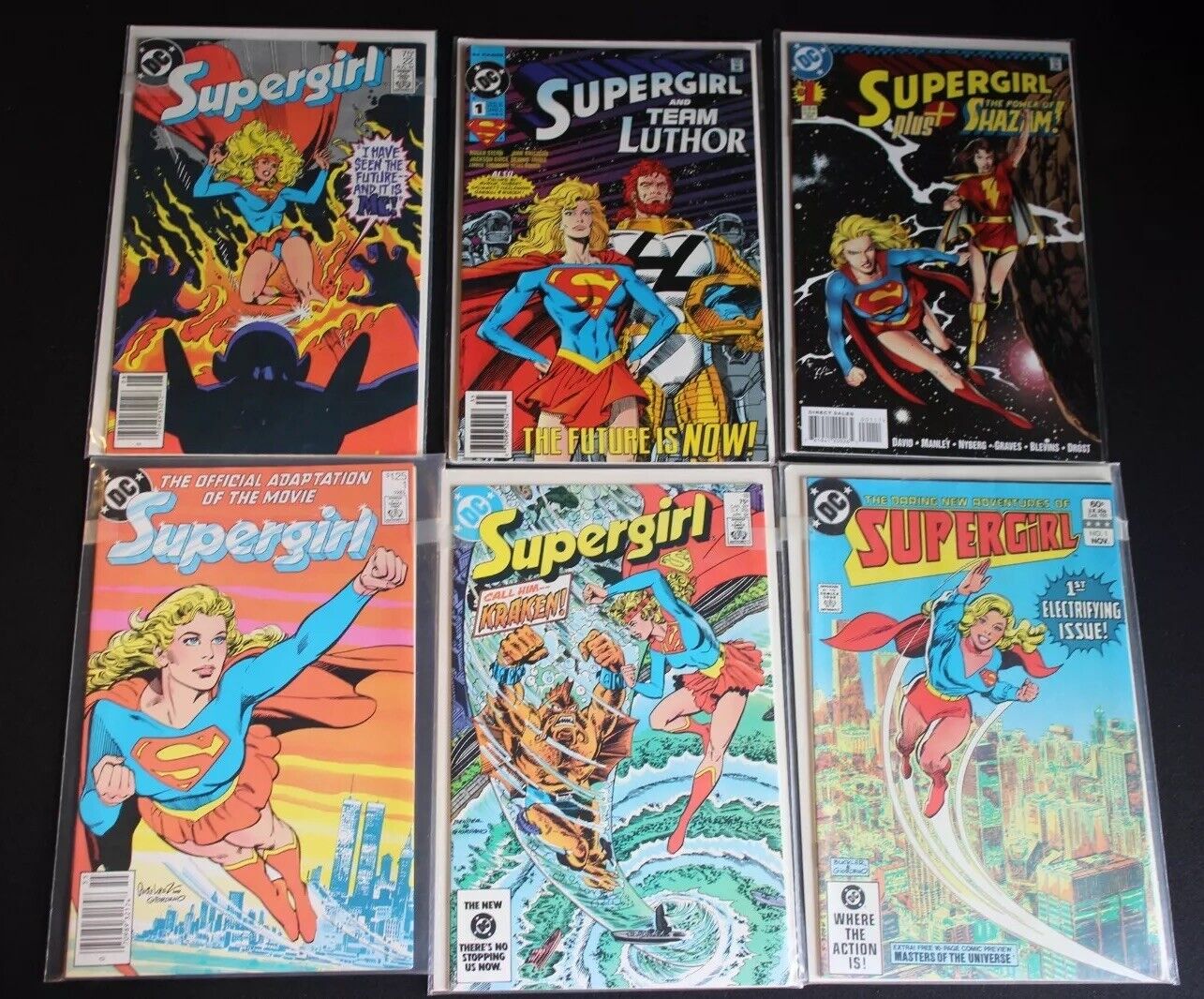 1980\'s SUPERGIRL D.C. COMIC - LOT OF 6 ISSUES RARE SHIPS TODAY 