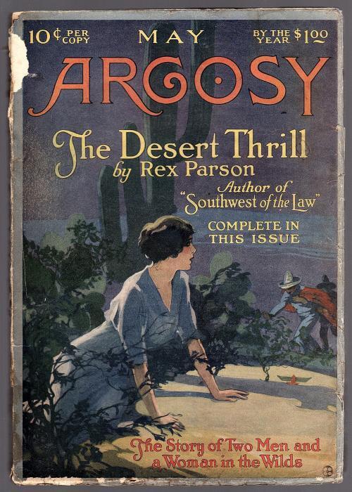 Argosy May 1917 GGA Cvr; Rex Parson; George C. Jenks;