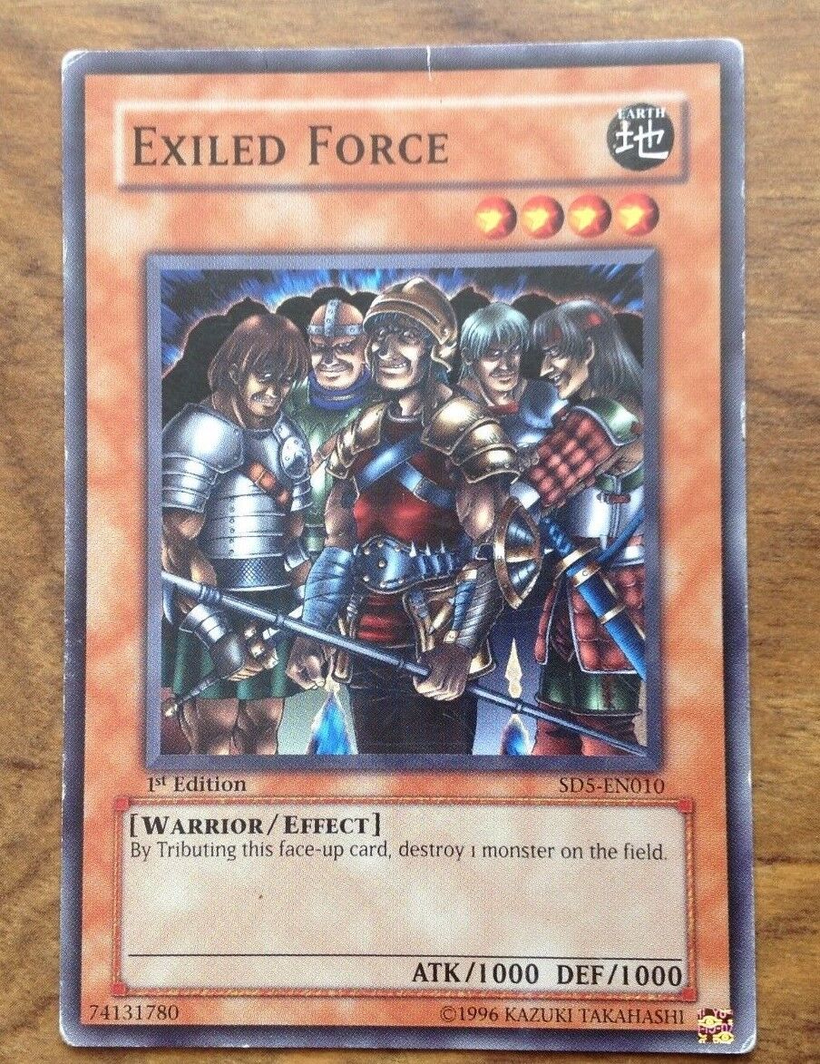Yu-Gi-Oh Card Exiled Force SD5 EN010 1st Edition . Free Postage