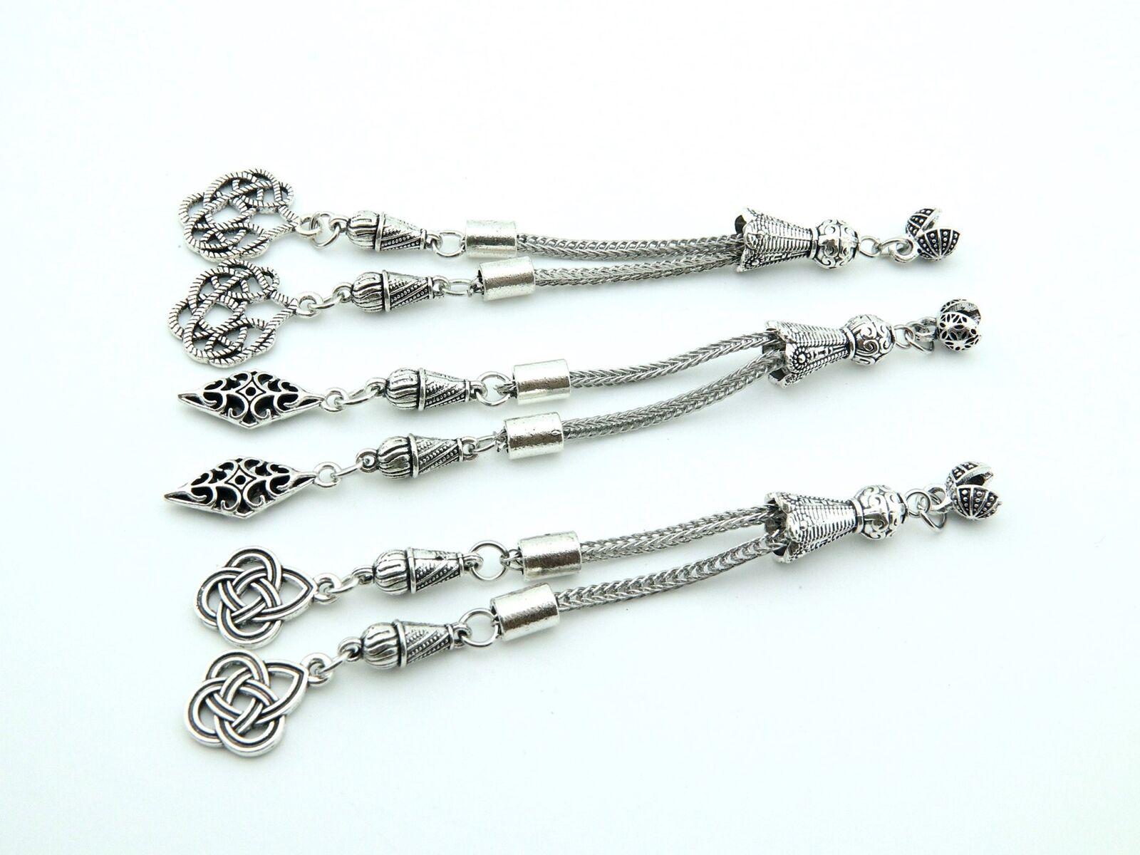 Metal tassel 3 pcs set for make Tasbih, Islamic Prayer Beads  Misbaha 821101