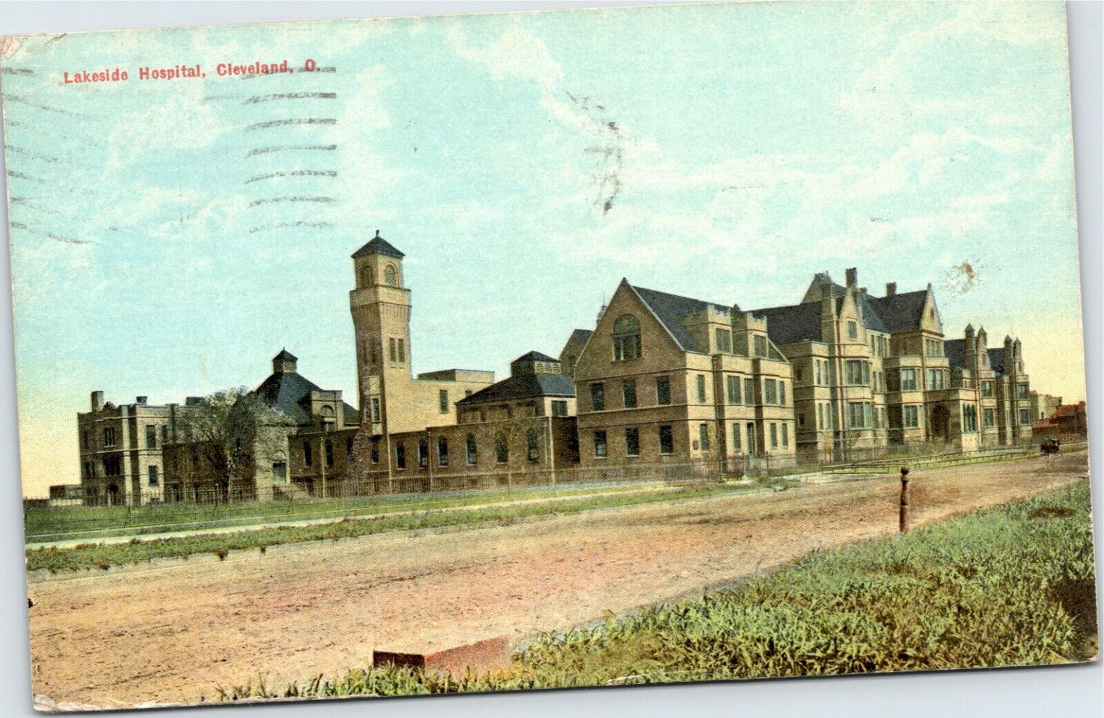 postcard Cleveland, Ohio - Lakeside Hospital