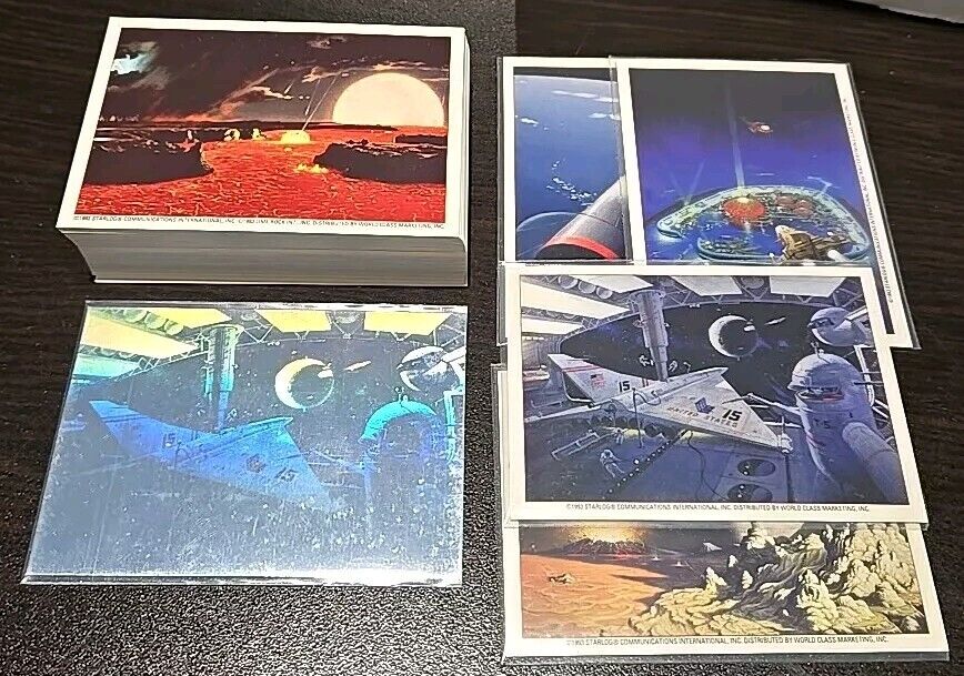 1993 Starlog Fantasy Space Art Lime Rock Complete Set 55 Trading Cards Checklist