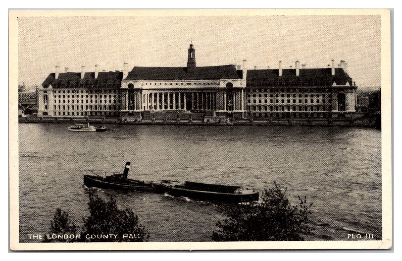The London County Hall Postcard