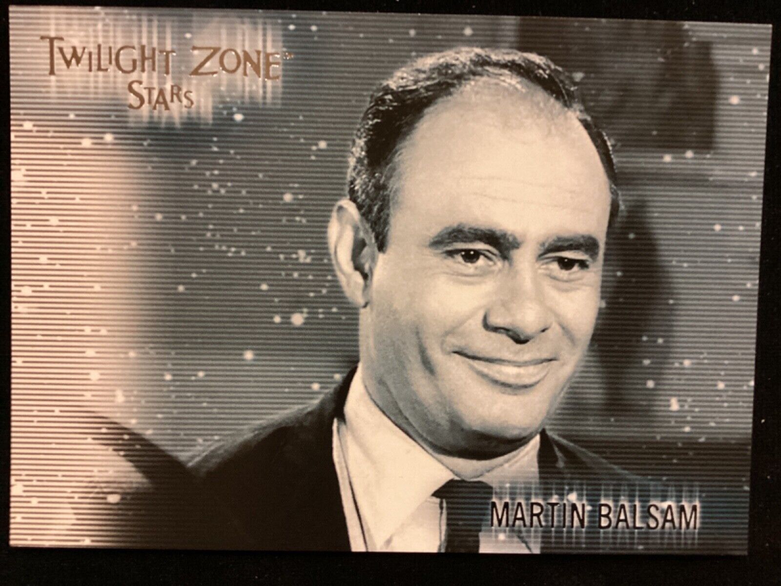 TWILIGHT ZONE ARCHIVES STARS MARTIN BALSAM CARD